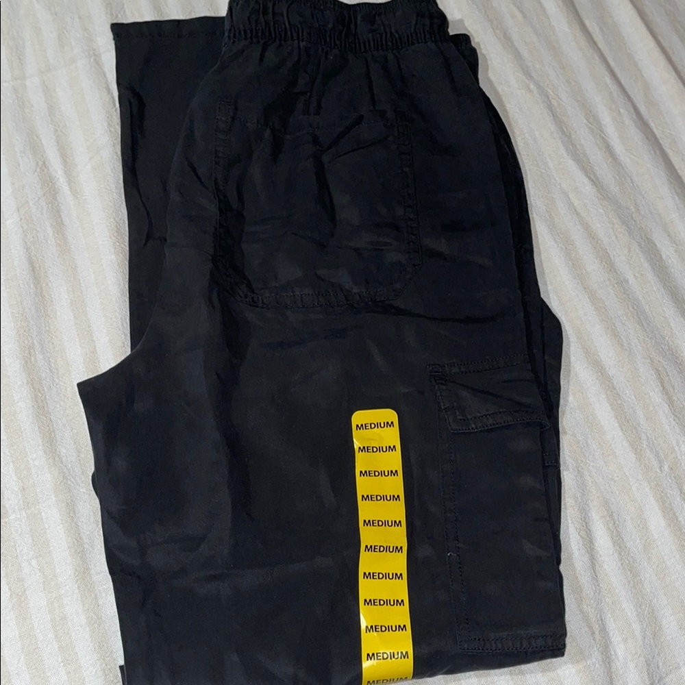 social standard Black Cargo Pants
